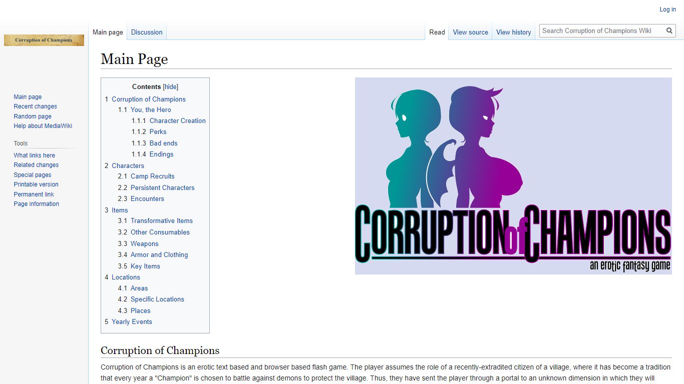 Corruption of Champions Wiki - Smutosaur.us